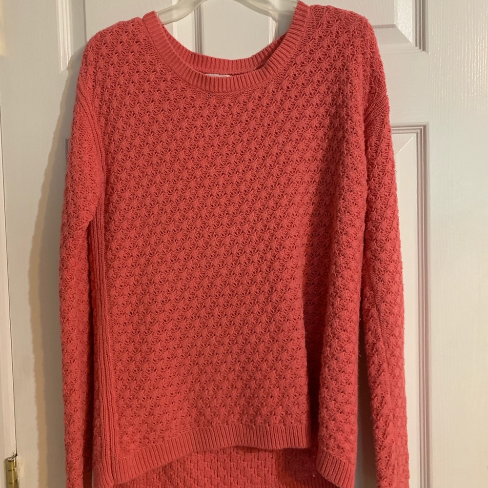 Pink/Coral knitted sweater from Old Navy